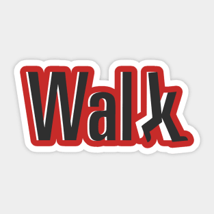 Walk Sticker